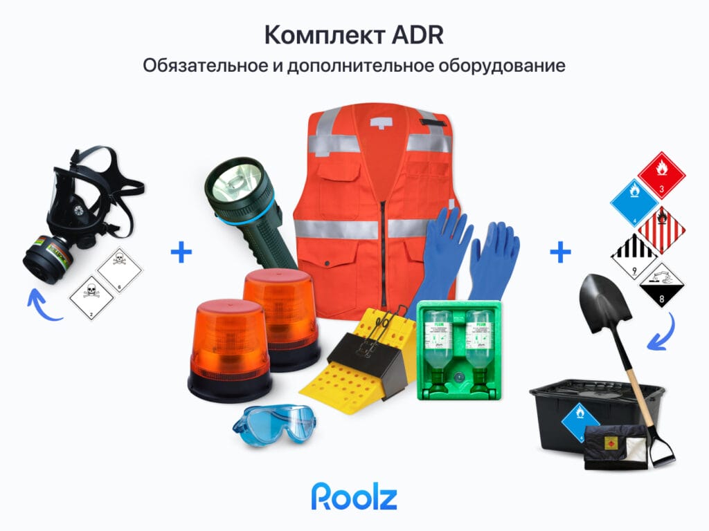 Комплект ADR для перевозки опасных грузов