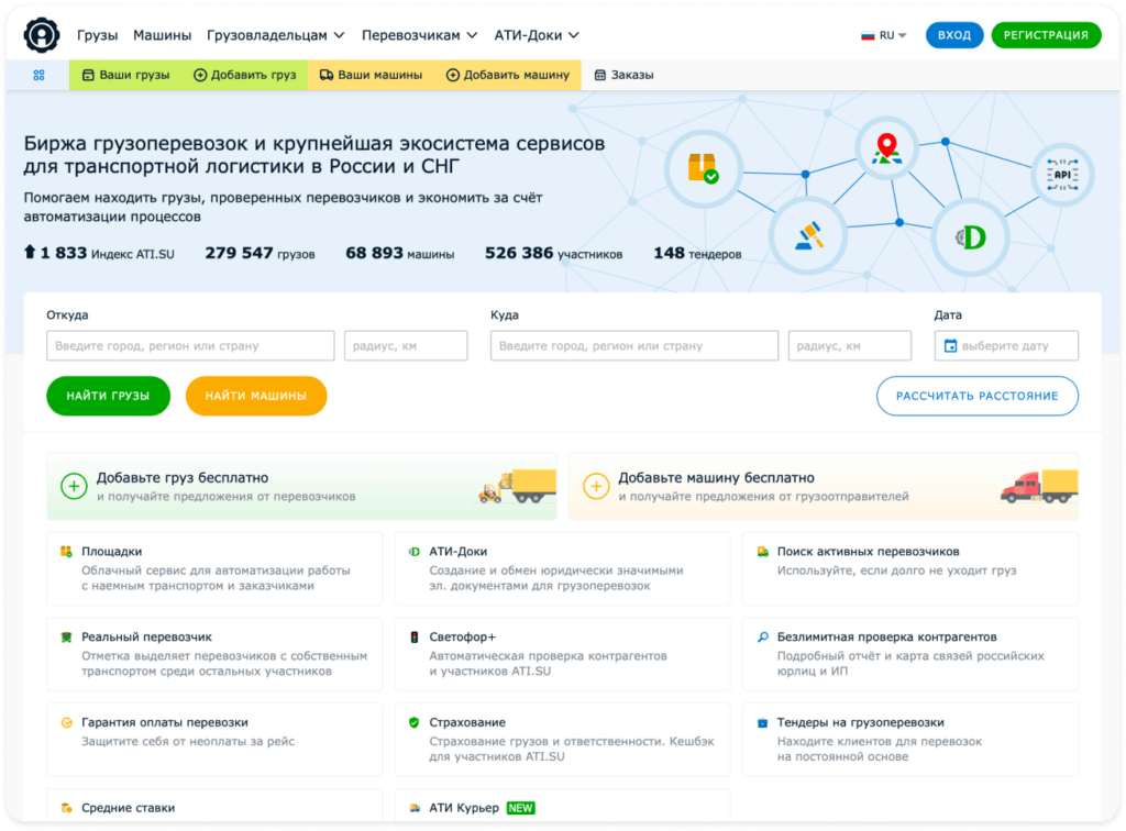 Ati.su аналоги умной логистики